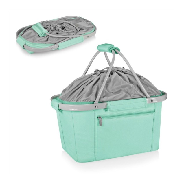 Teal collapsible tote 3